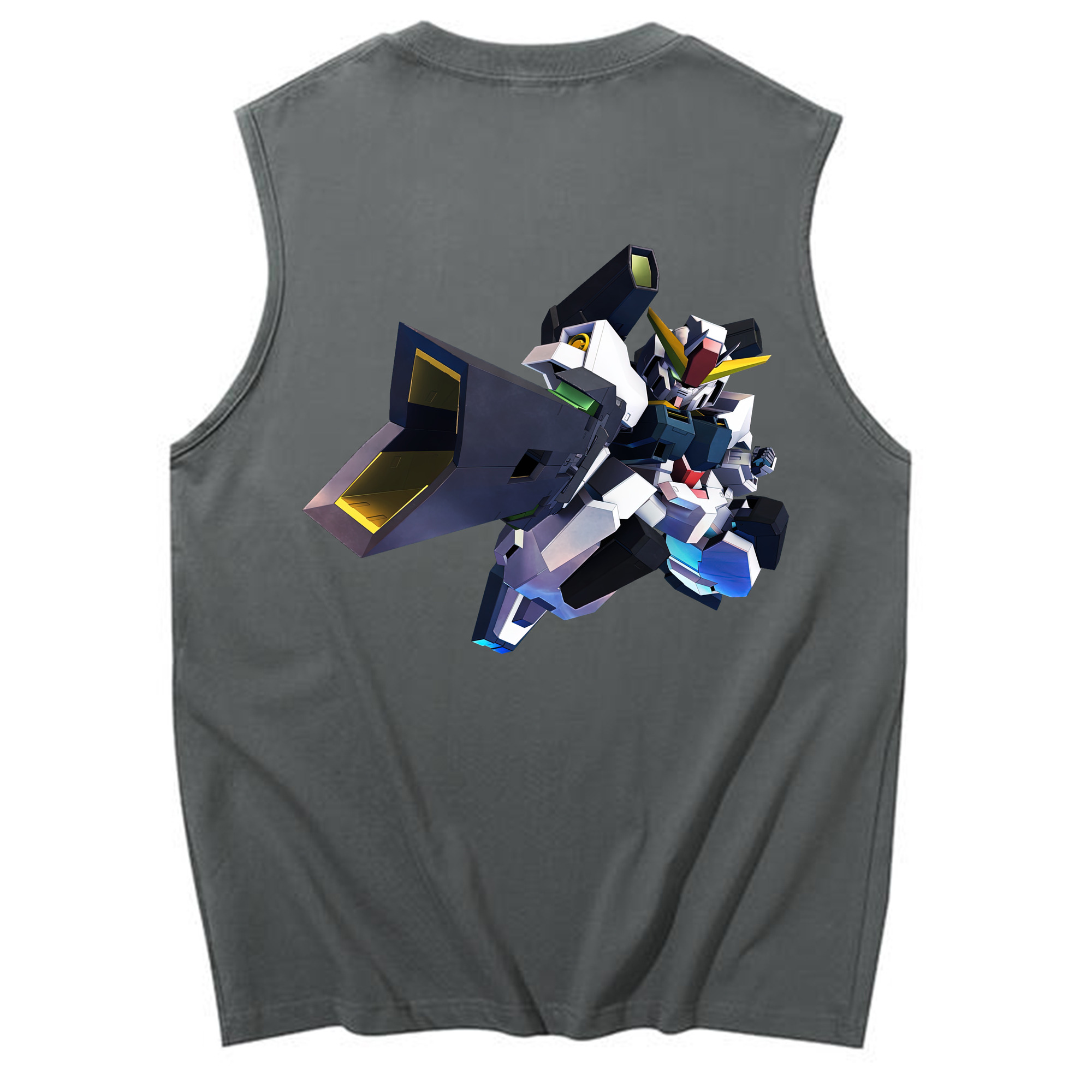 （画像用） 機動戦士ガンダム Mobile Suit Gundam コットン100％タンクトップ（背面プリント）
